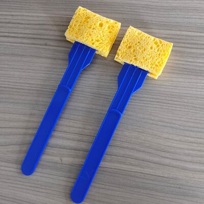 Tampone per il prelievo di campioni microbici con spugna di cellulosa staccabile, tampone per il campionamento di superfici, tampone per il monitoraggio ambientale per laboratorio