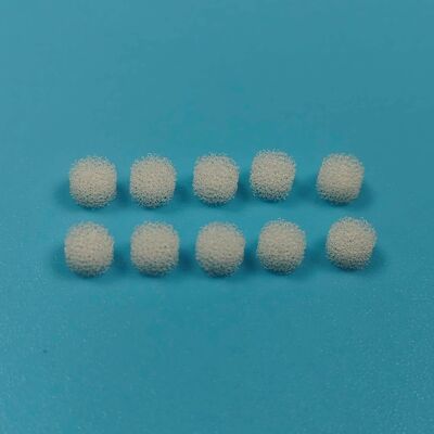 Tampone di schiuma di poliuretano a cilindro piccolo da 4,7 mm Applicatore di spugna medica Tampone per applicazione di liquido e pasta dentale