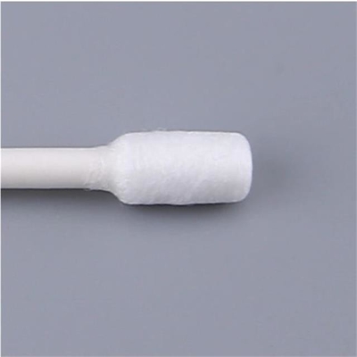 Tampone industriale del germoglio del cotone di pulizia, tamponi di cotone lunghi del bastone della testa piatta sottile