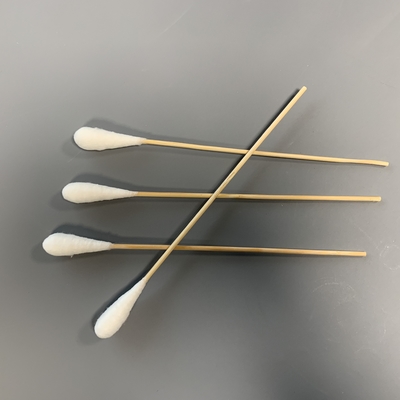 Tamponi di cotone chirurgici di legno organici ipoallergenici senza polvere per le donne