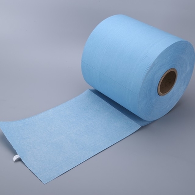 Rotolo blu amichevole della carta di pulizia di Eco, asciugamano di carta industriale Rolls 25 x 37 cm