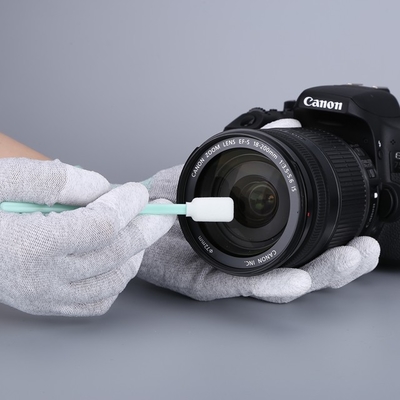 Microfiber rettangolare tampona il bastone verde dei pp, tamponi sterili di pulizia per le stampanti