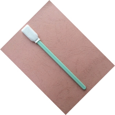 Microfiber rettangolare tampona il bastone verde dei pp, tamponi sterili di pulizia per le stampanti