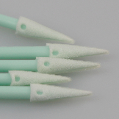 Piccola punta di spugna a punta PP Stick Slot Groove Swab di pulizia 76mm