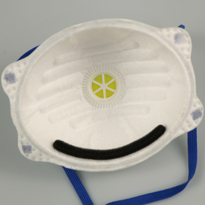 Maschera di protezione eliminabile non tessuta del tessuto FFP3 NR con la valvola respirante