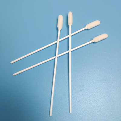 Tampone di campionamento usa e getta testa in schiuma di PP Stick colore bianco