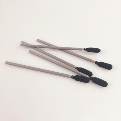 La testa rotonda nera della spugna spuma tamponi di pulizia con Grey Handle