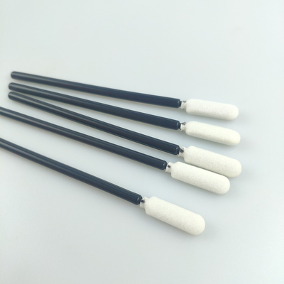 la punta aperta bianca della schiuma della spugna delle cellule del nero 100PCS di 113mm tampona senza polvere