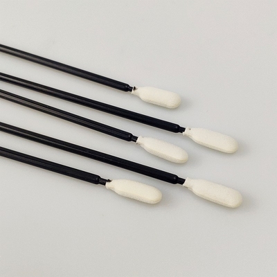 Swab di schiuma con maniglia estesa Blu/verde/nero Swab di punta di schiuma con maniglia lunga 165 mm