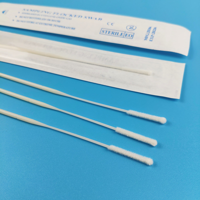 bastone rinofaringeo affollato di nylon dell'ABS del tampone di CDC del campione nasale di 15cm sterile