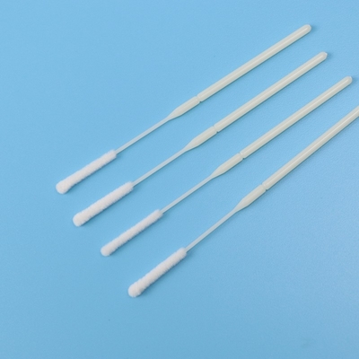 10cm EO Steirle si è affollato il tampone nasale di nylon della raccolta di esemplare con il bastone dell'ABS