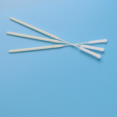 10cm EO Steirle si è affollato il tampone nasale di nylon della raccolta di esemplare con il bastone dell'ABS