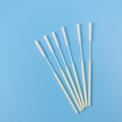 10cm EO Steirle si è affollato il tampone nasale di nylon della raccolta di esemplare con il bastone dell'ABS