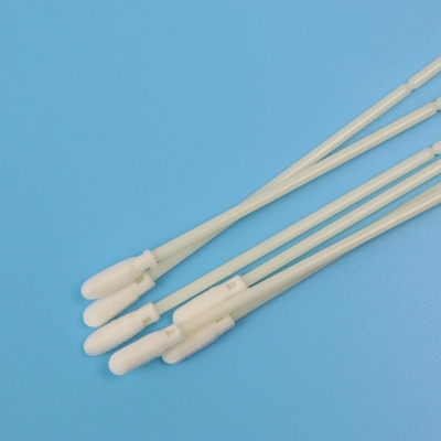 tampone affollato campionamento orale sterile medico di punta della schiuma di 15cm con il bastone dell'ABS