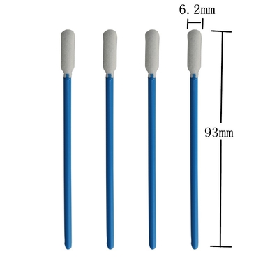 la pulizia industriale senza filaccia della schiuma di 93mm tampona la maniglia blu dei bastoni