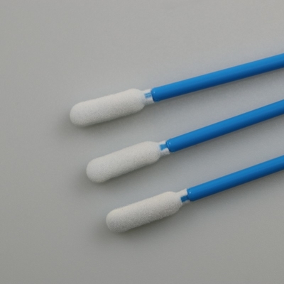 la pulizia industriale senza filaccia della schiuma di 93mm tampona la maniglia blu dei bastoni