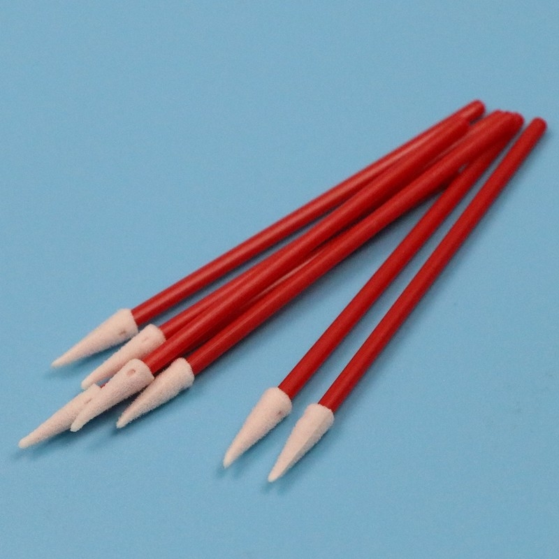TX750 Lint Free Mini Sponge Stick Piccola pulizia auto compresa spazzolino di schiuma da stanza pulita con manico rosso