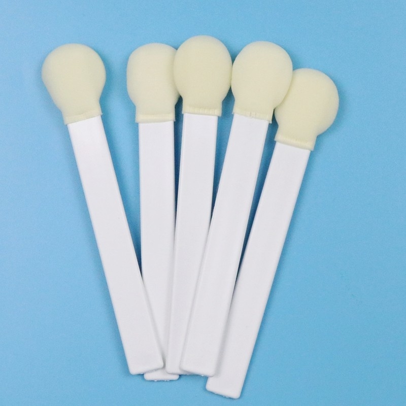 145mm bianco PP Stick 30mm Grande testa rotonda Spugna Stick Medical Swab applicatore di schiuma