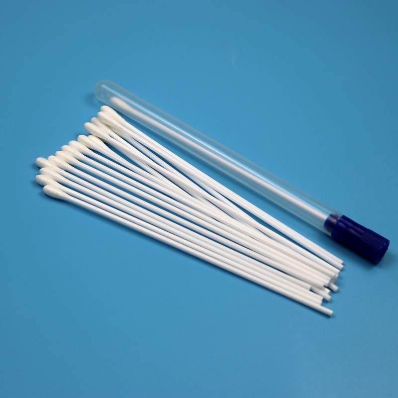 15cm Disposable PS Stick Rayon Oral Swab Sterile Collezione Esempio Swab VTM Kit