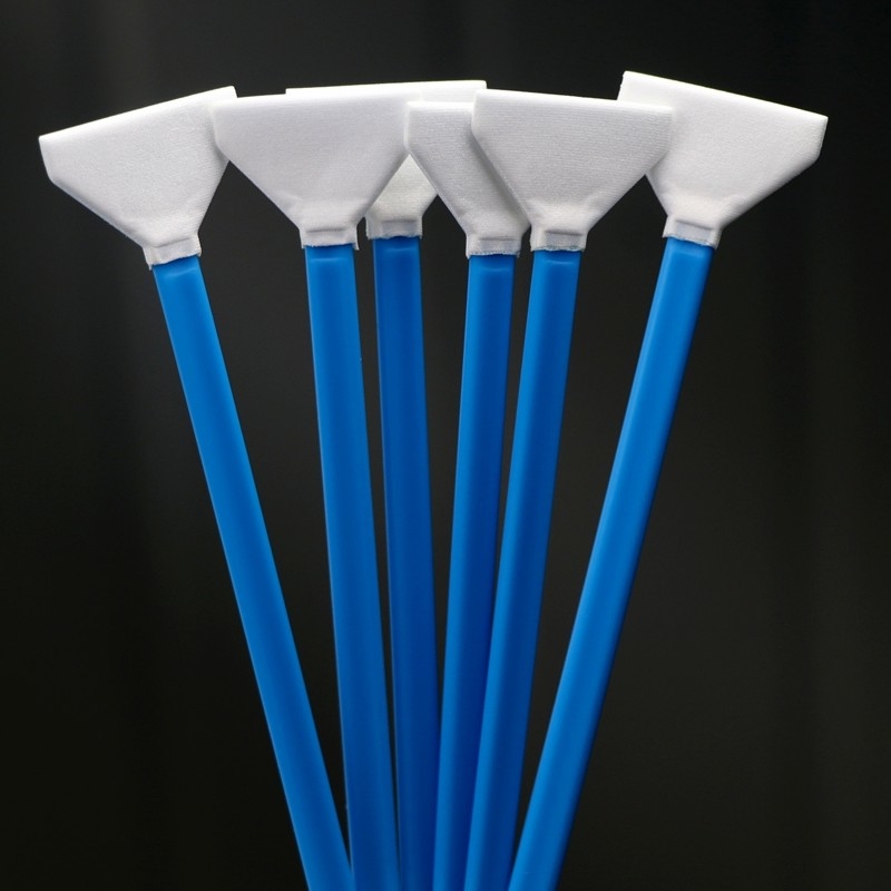 Swab di pulizia della fotocamera DSLR con bastoncino blu individuale avvolto 24 mm Swab di pulizia del sensore a fotogramma completo