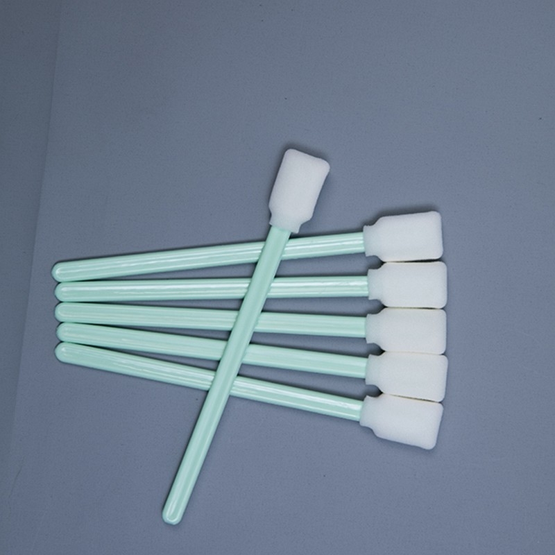 Swabs di spugna di classe Cleanroom Swabs di pulizia di schiuma spessa senza lingotti per l'ottica elettronica