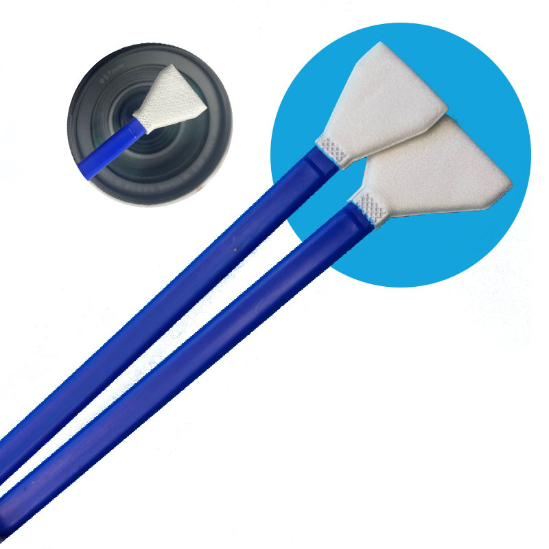 Swab di pulizia della fotocamera a microfibra DSLR a forma di 16mm V avvolto individualmente Swab di sensore APS-C Swab per pulizia di precisione