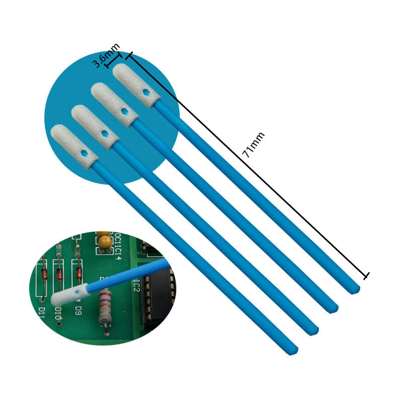 742 Tampone in spugna di precisione da 3,6 mm senza lanugine, tampone in schiuma per pulizia elettronica, tampone per dettagli in camera bianca